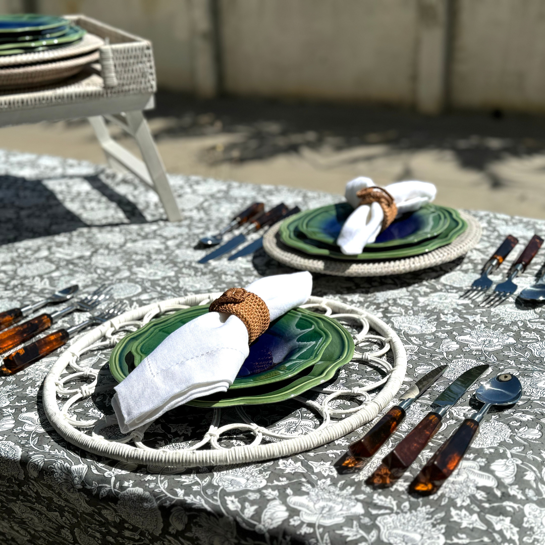 Tiger Eye Dinner Set (set of 7)