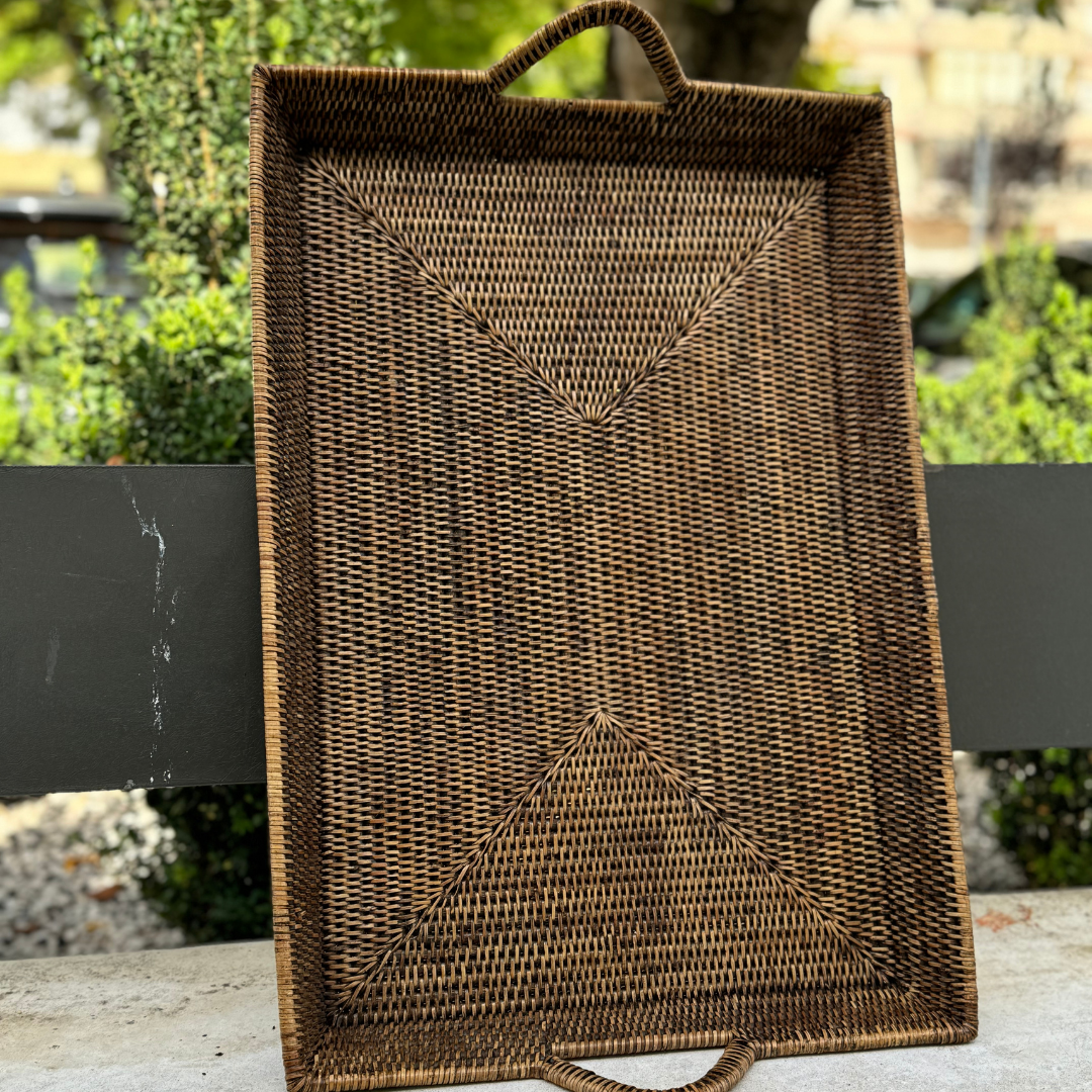 Rattan Serving Tray Bali