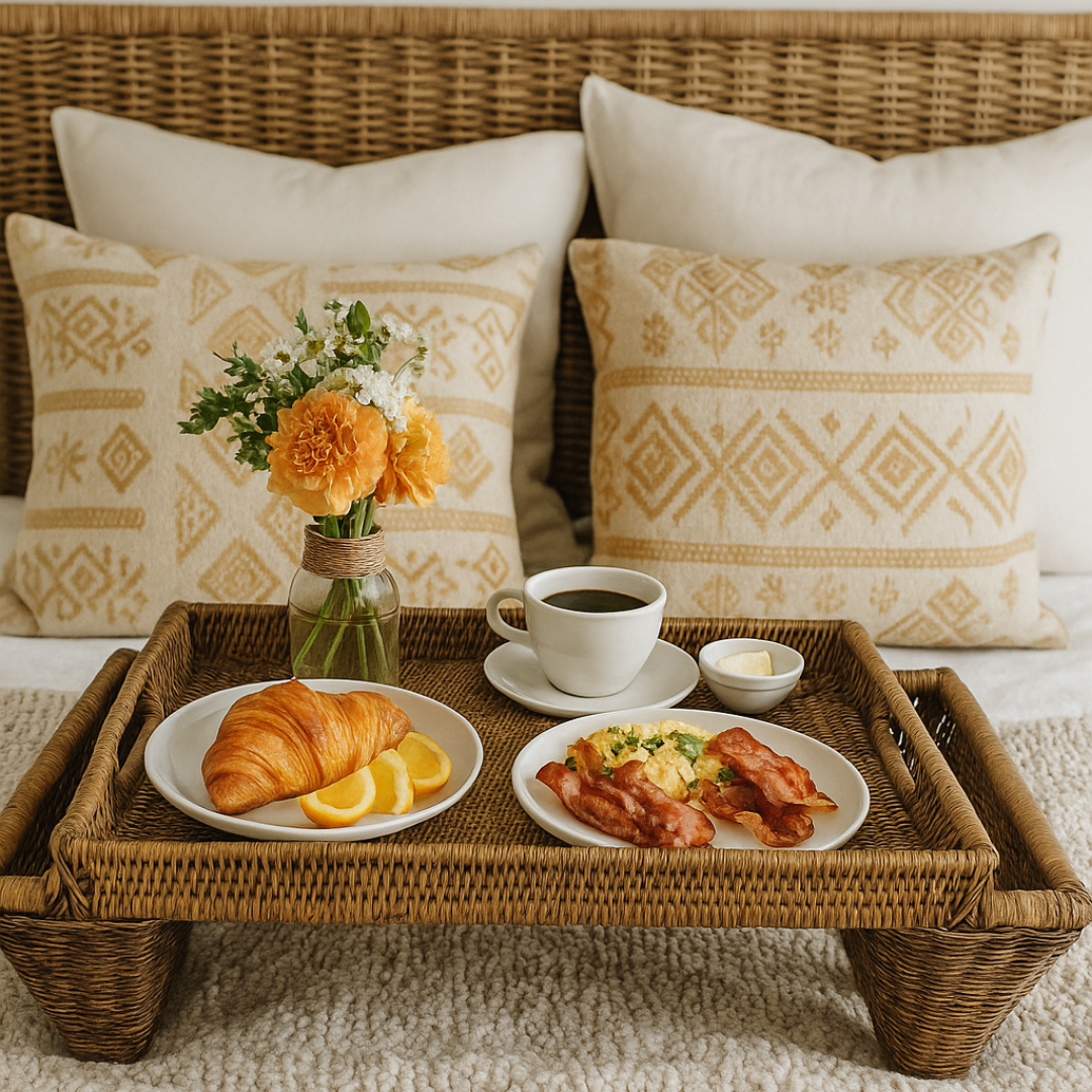 Hotel Breakfast Tray