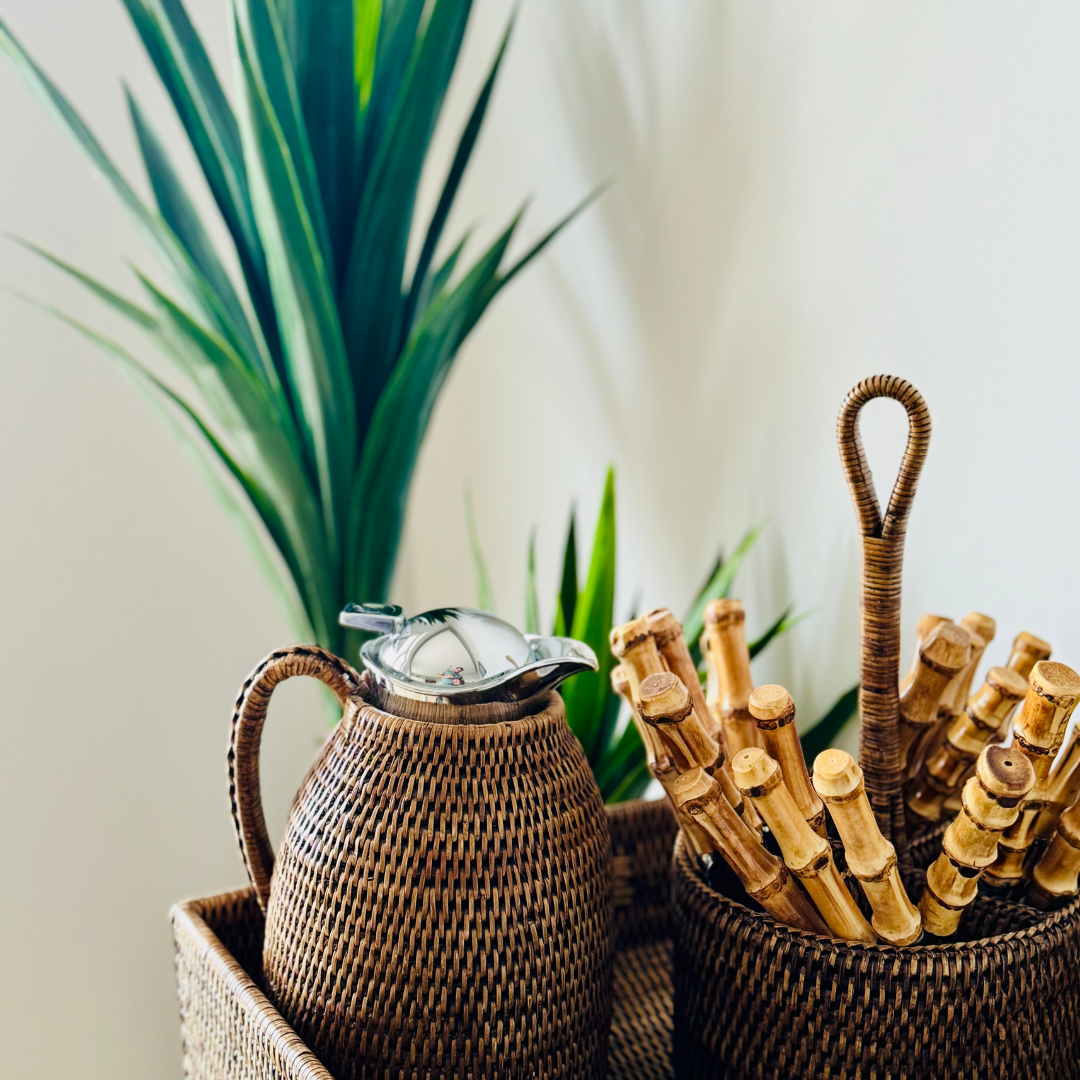 Rattan Carafe