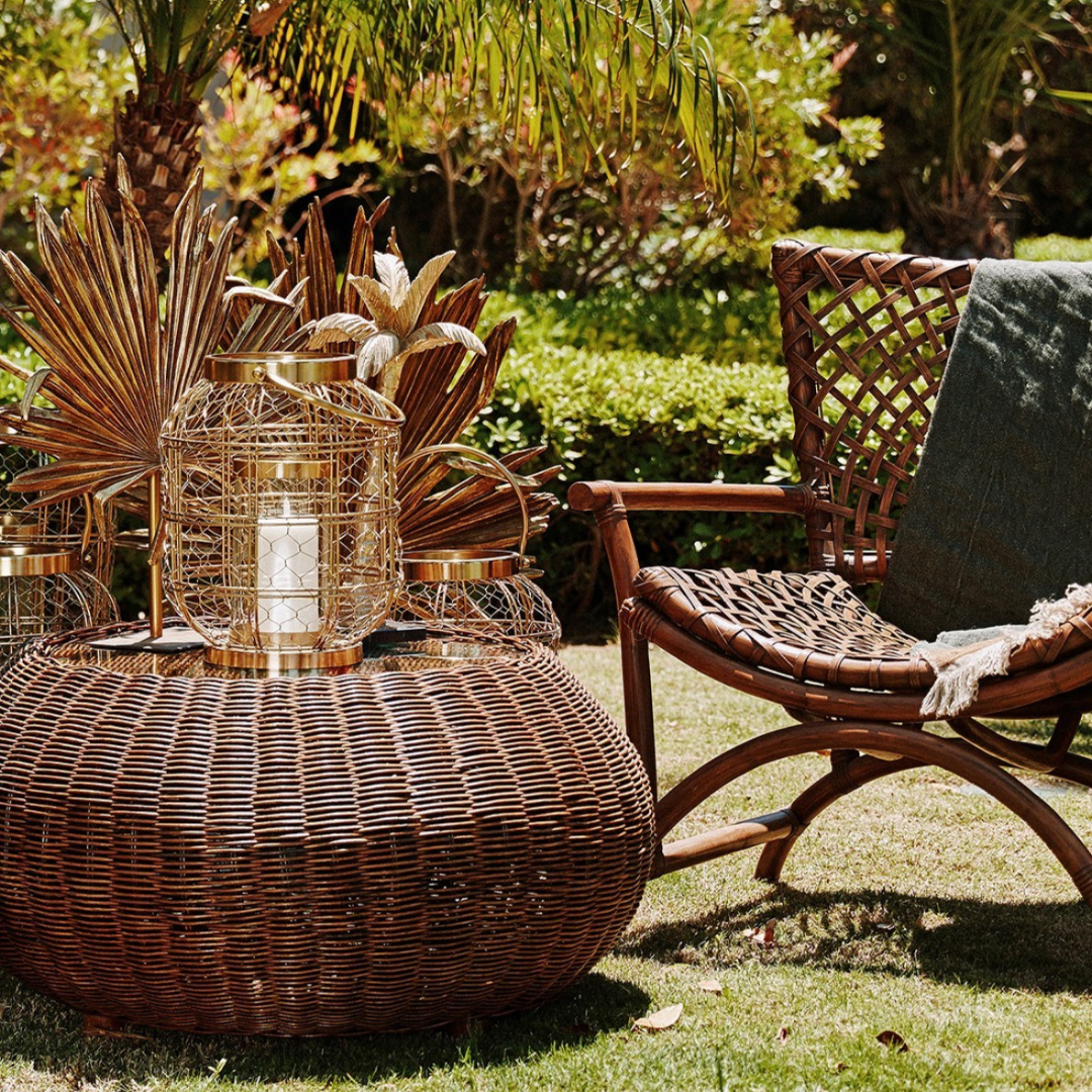 Round  Rattan Coffee Table