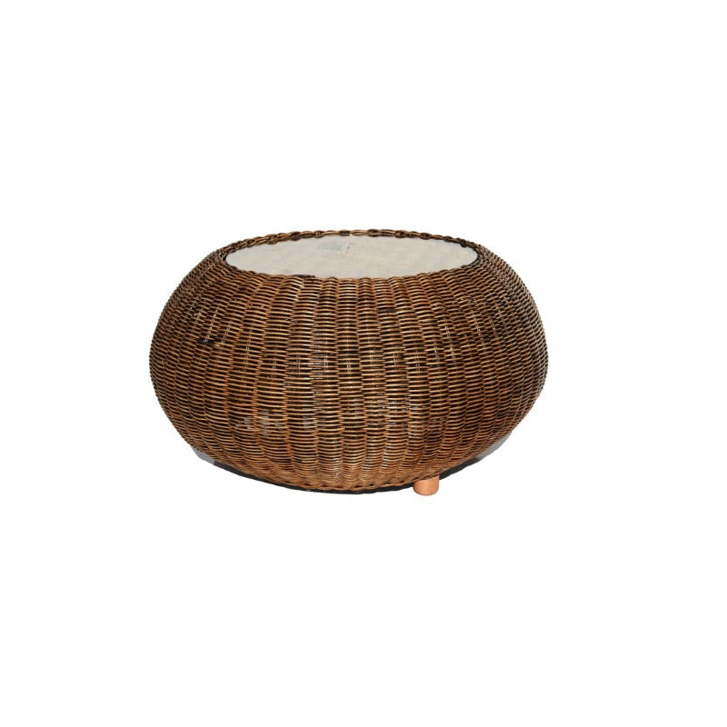 Round  Rattan Coffee Table