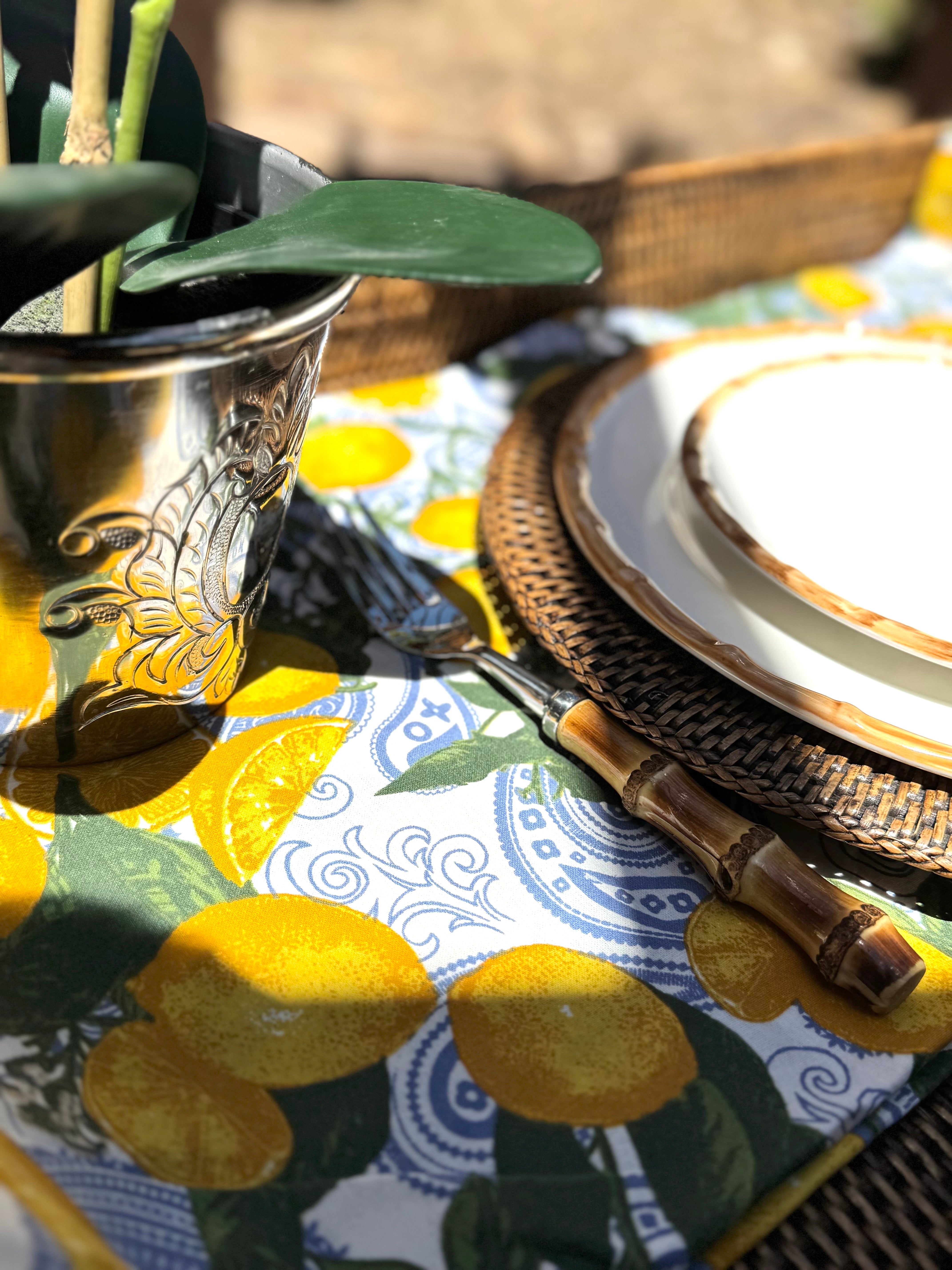 Tablecloth Sicilan Lemon