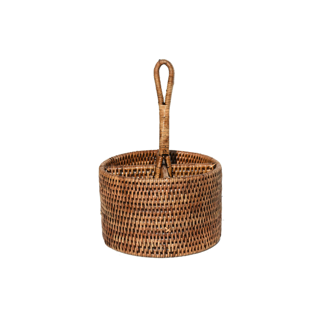 Rattan Cutlery holder