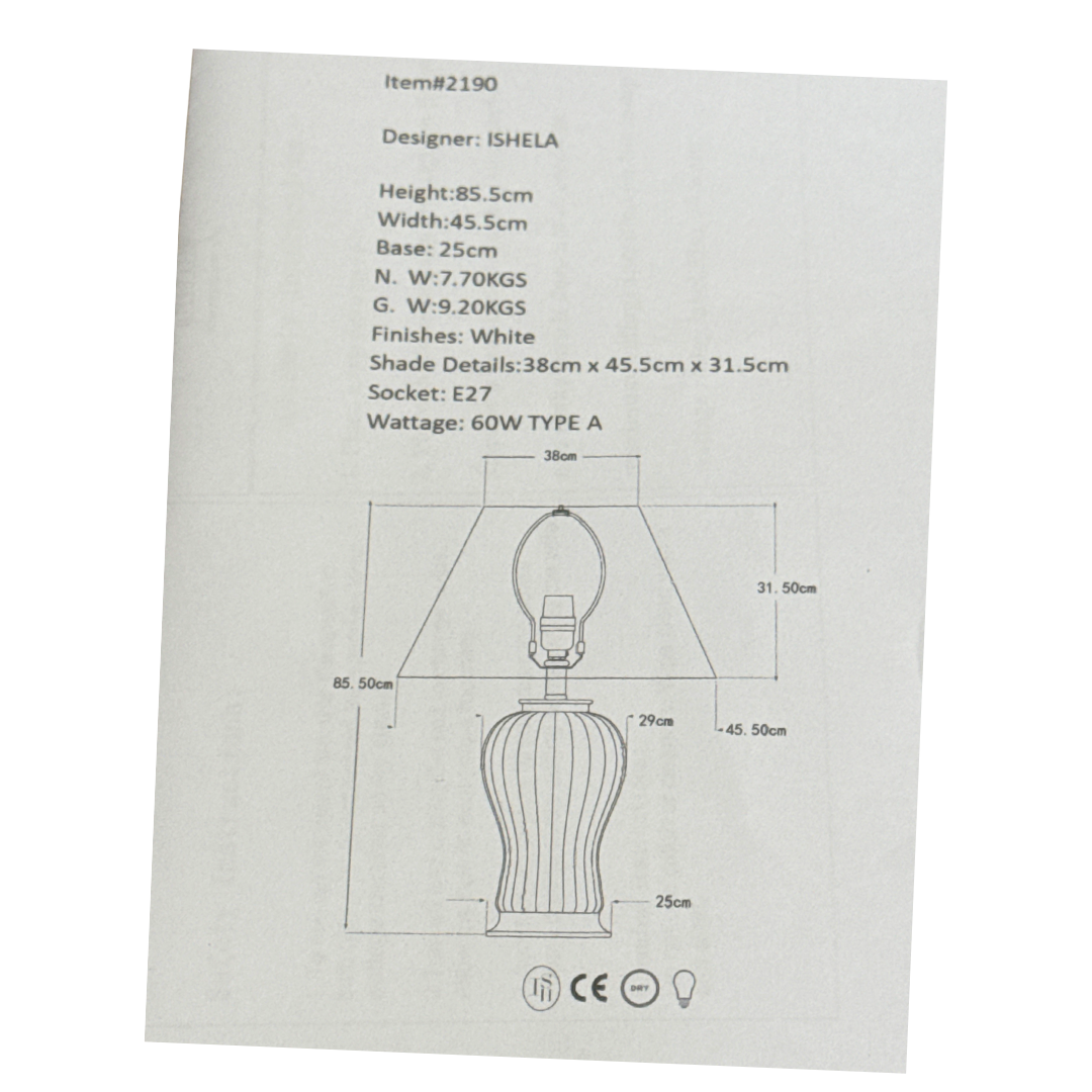 Table Lamp Monaco