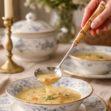 Bamboo Handle Soup Server