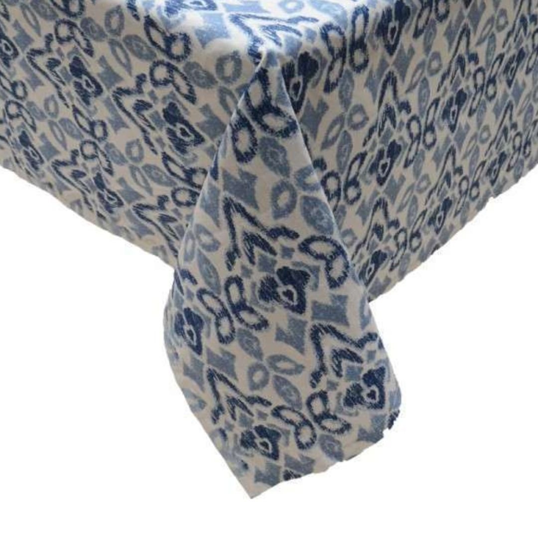 Tablecloth Ikat Blue