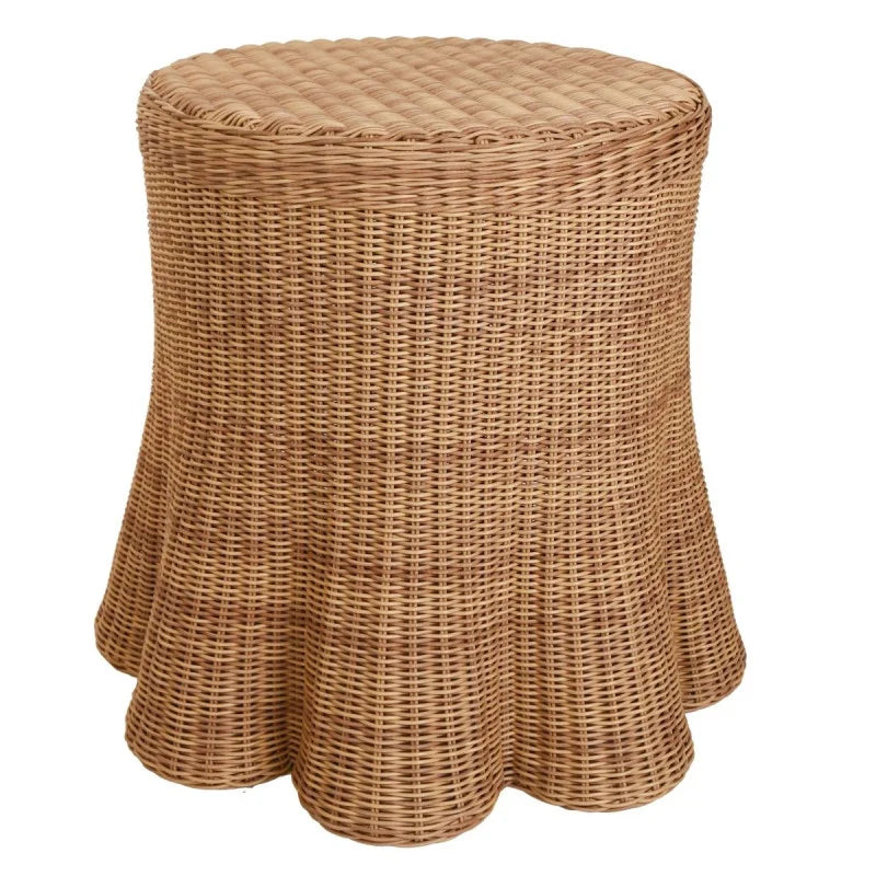 Scalloped Side Table