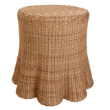 Scalloped Side Table